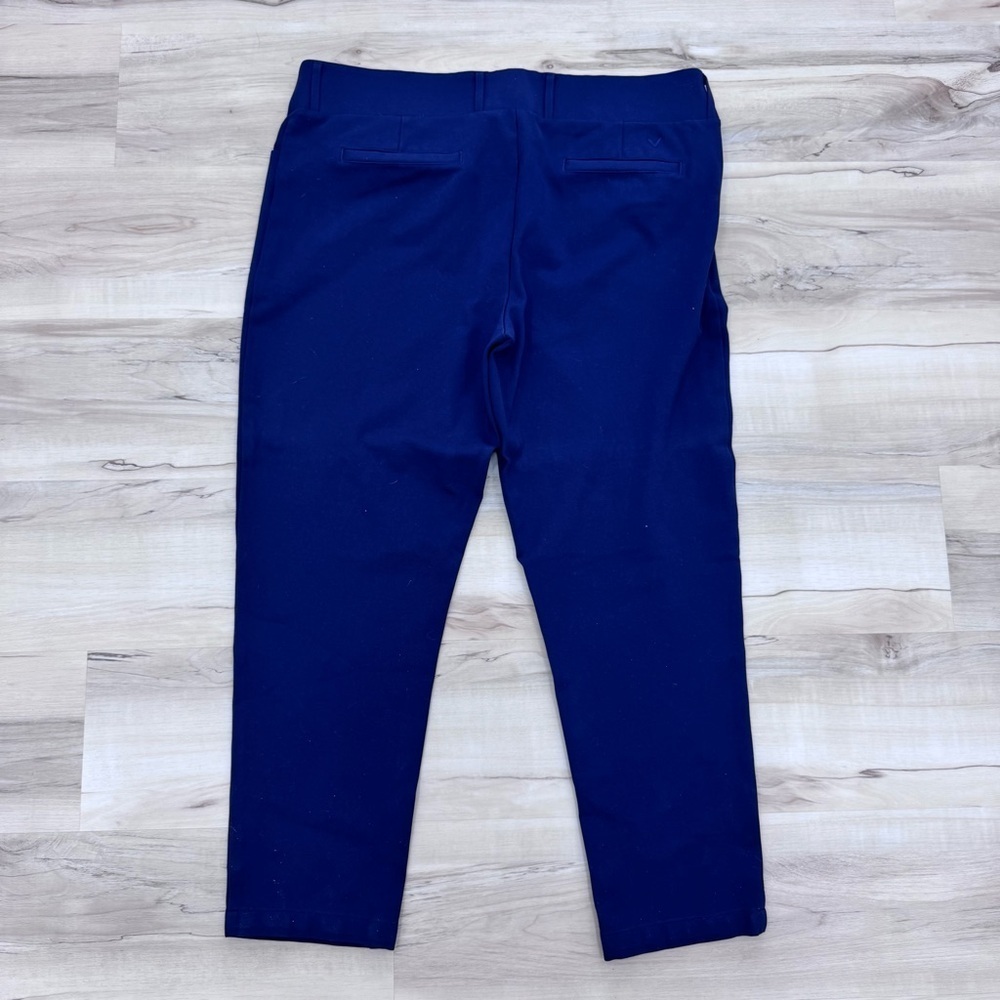 Callaway Stretch Golf Pants woman’s pull on comfortable navy blue Sz XXL - Picture 3 of 6